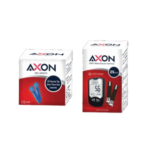 Axon Blood Glucose Test Strip + Lancets (GS501)