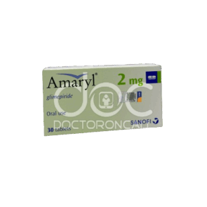 Amaryl 2mg Tab 15's - Sanofi