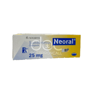 Novartis Sandimmun Neoral 25mg Cap 50's