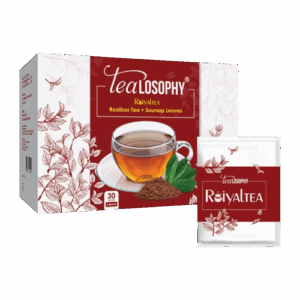 Tealosophy Roiyaltea Rooibos Tea With Soursop Leaves Powder