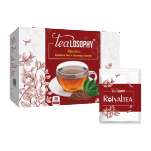 Tealosophy Roiyaltea Rooibos Tea With Soursop Leaves Powder