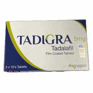 Novugen Tadigra Tadalafil 5mg Tablet (Rx)