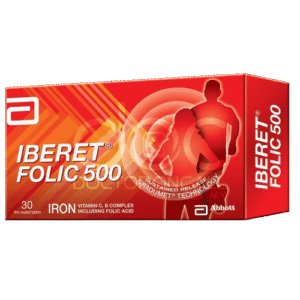 Abbott Iberet Folic 500mg Tablet