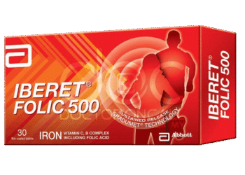 Abbott Iberet Folic 500mg Tablet